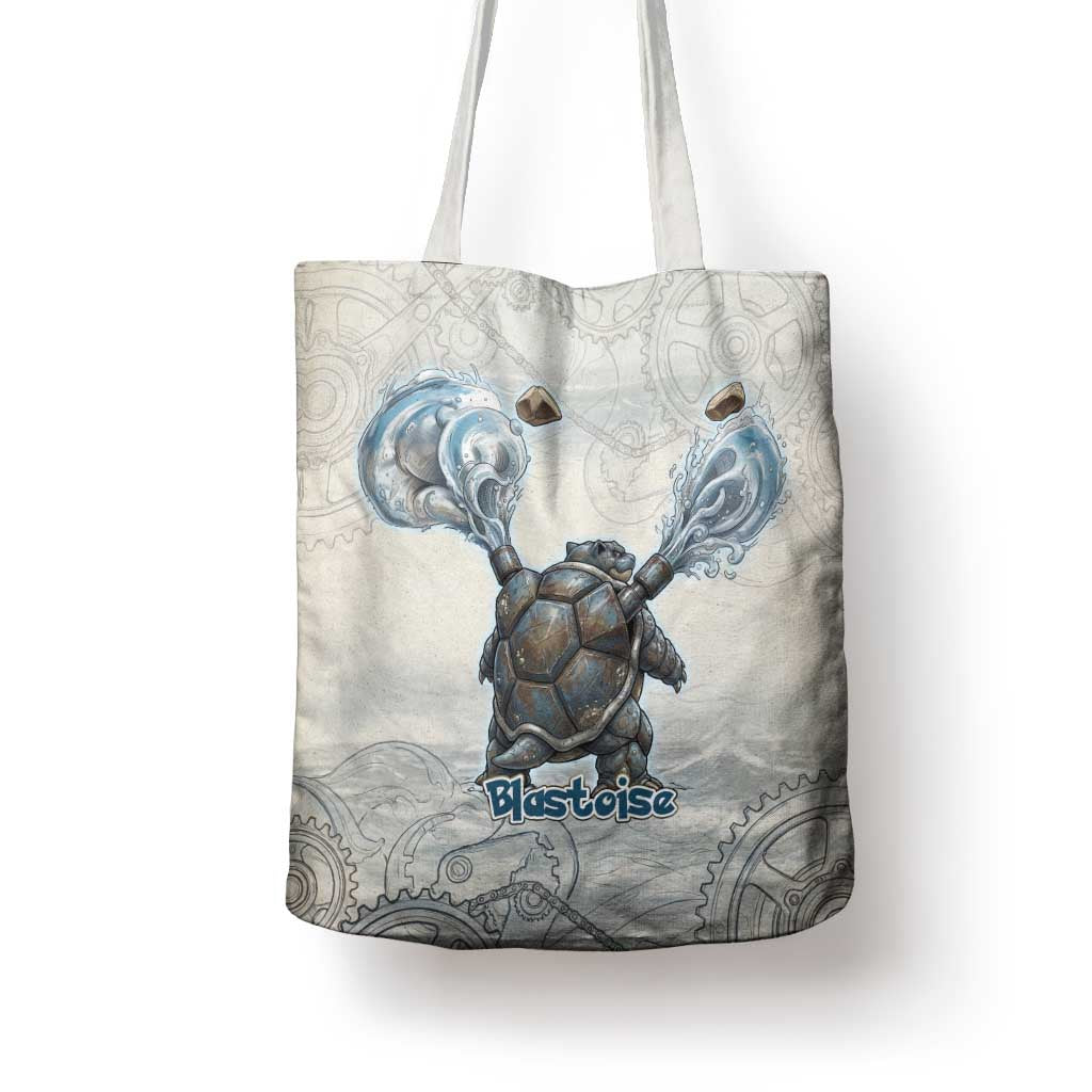 Blastoise Tote Bag Steampunk Mechanical Gear Art