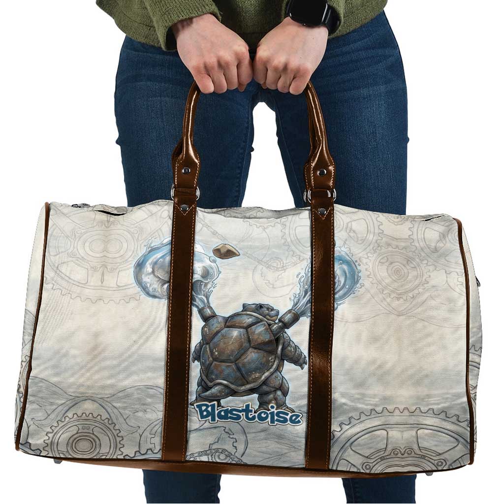 Blastoise Travel Bag Steampunk Mechanical Gear Art