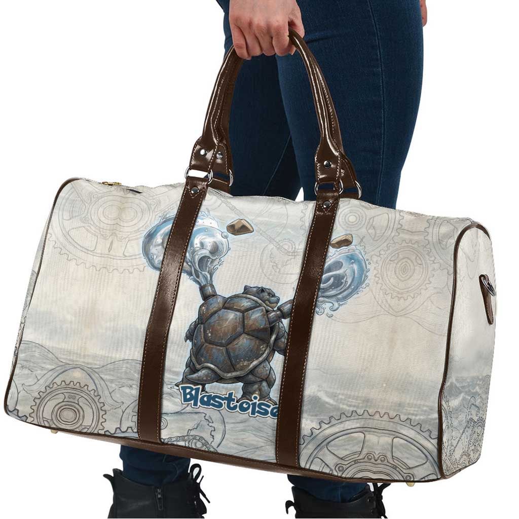 Blastoise Travel Bag Steampunk Mechanical Gear Art