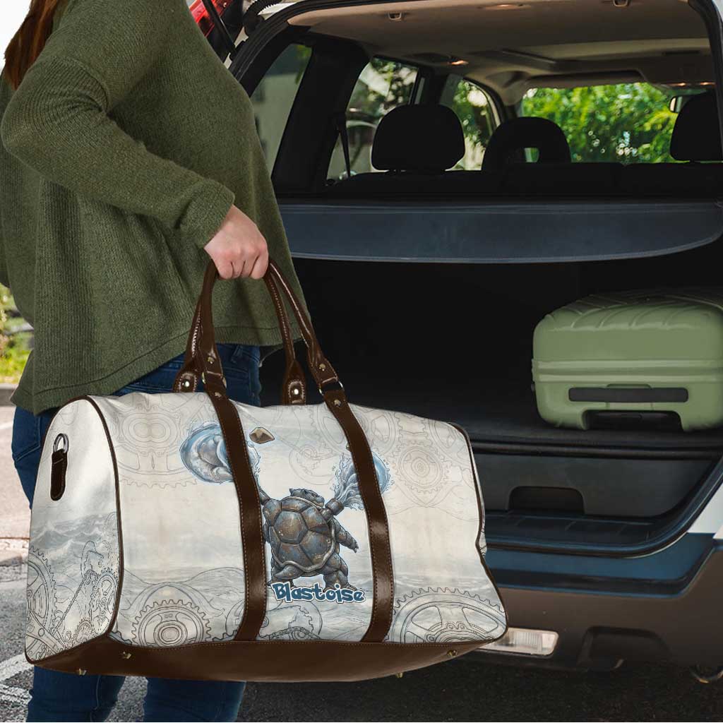 Blastoise Travel Bag Steampunk Mechanical Gear Art