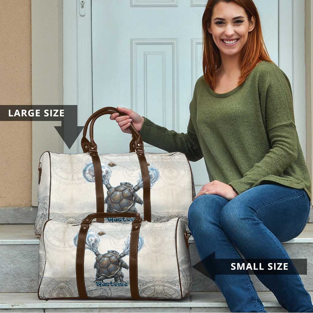 Blastoise Travel Bag Steampunk Mechanical Gear Art