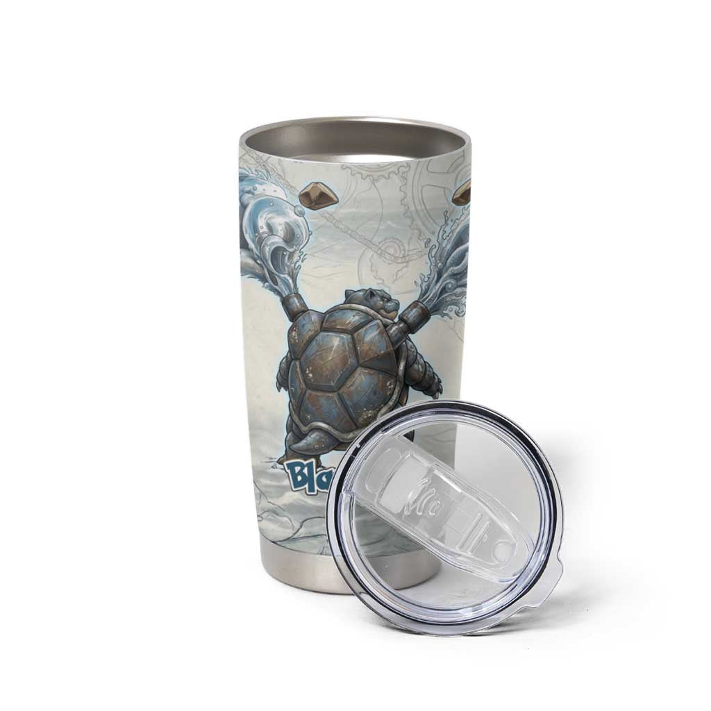 Blastoise Tumbler Cup Steampunk Mechanical Gear Art