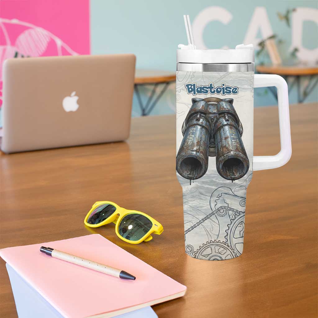 Blastoise Tumbler With Handle Steampunk Mechanical Gear Art