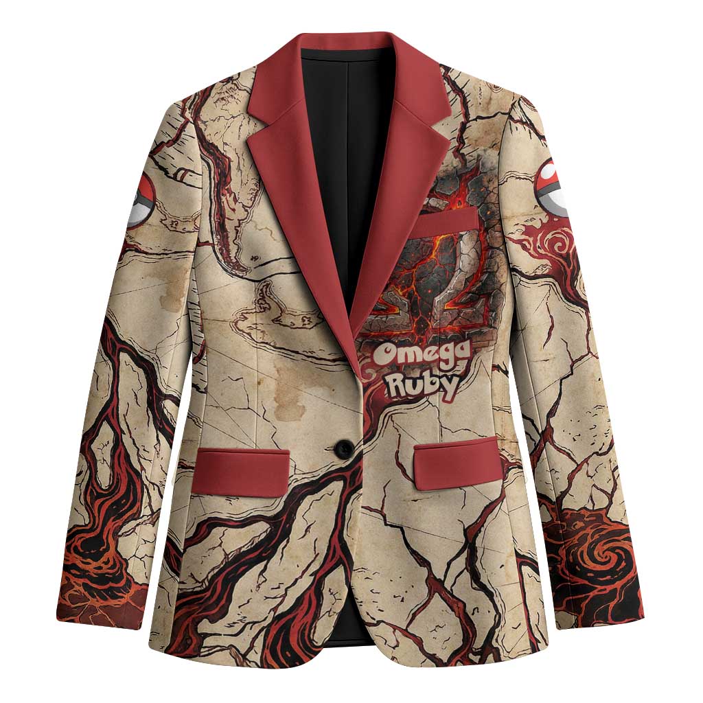 Groudon Omega Ruby Blazer Ancient Volcano Map Art