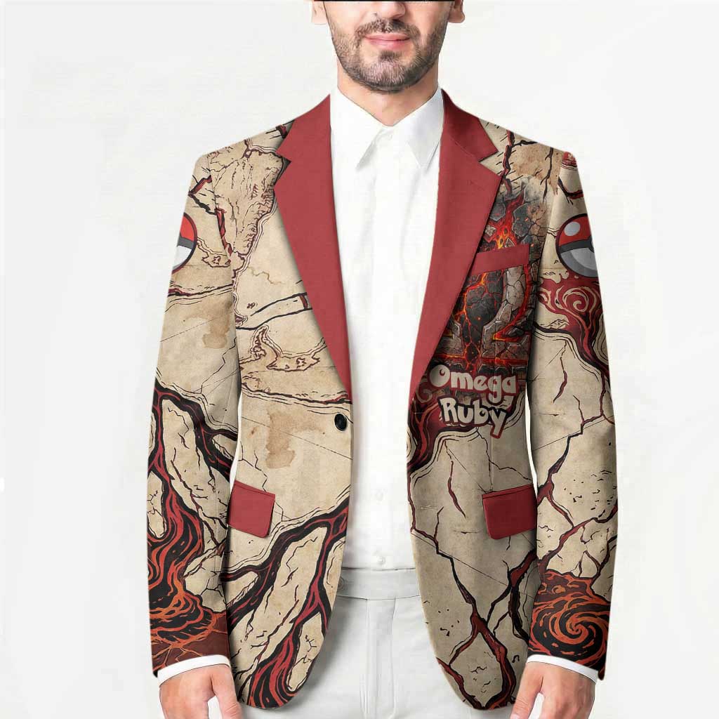 Groudon Omega Ruby Blazer Ancient Volcano Map Art