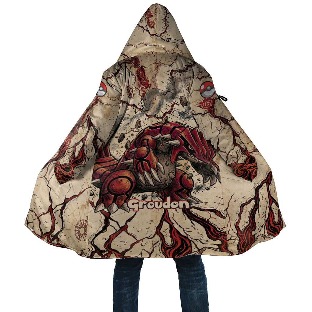 Groudon Omega Ruby Cloak Ancient Volcano Map Art