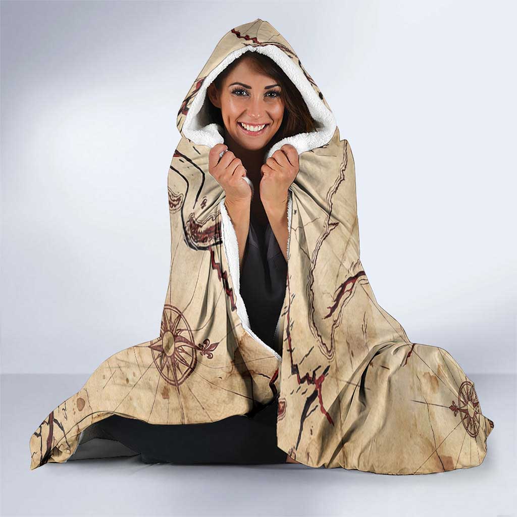 Groudon Omega Ruby Hooded Blanket Ancient Volcano Map Art