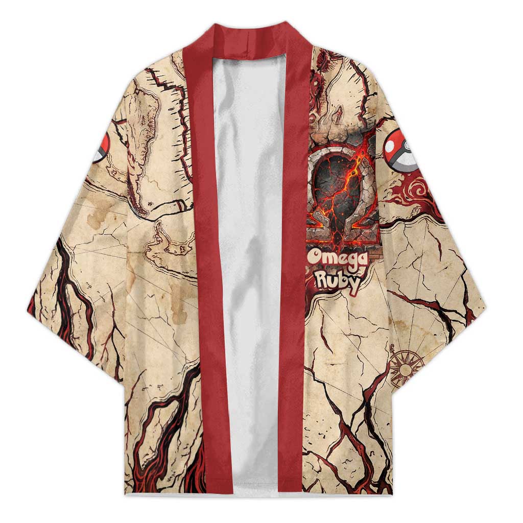 Groudon Omega Ruby Kimono Ancient Volcano Map Art