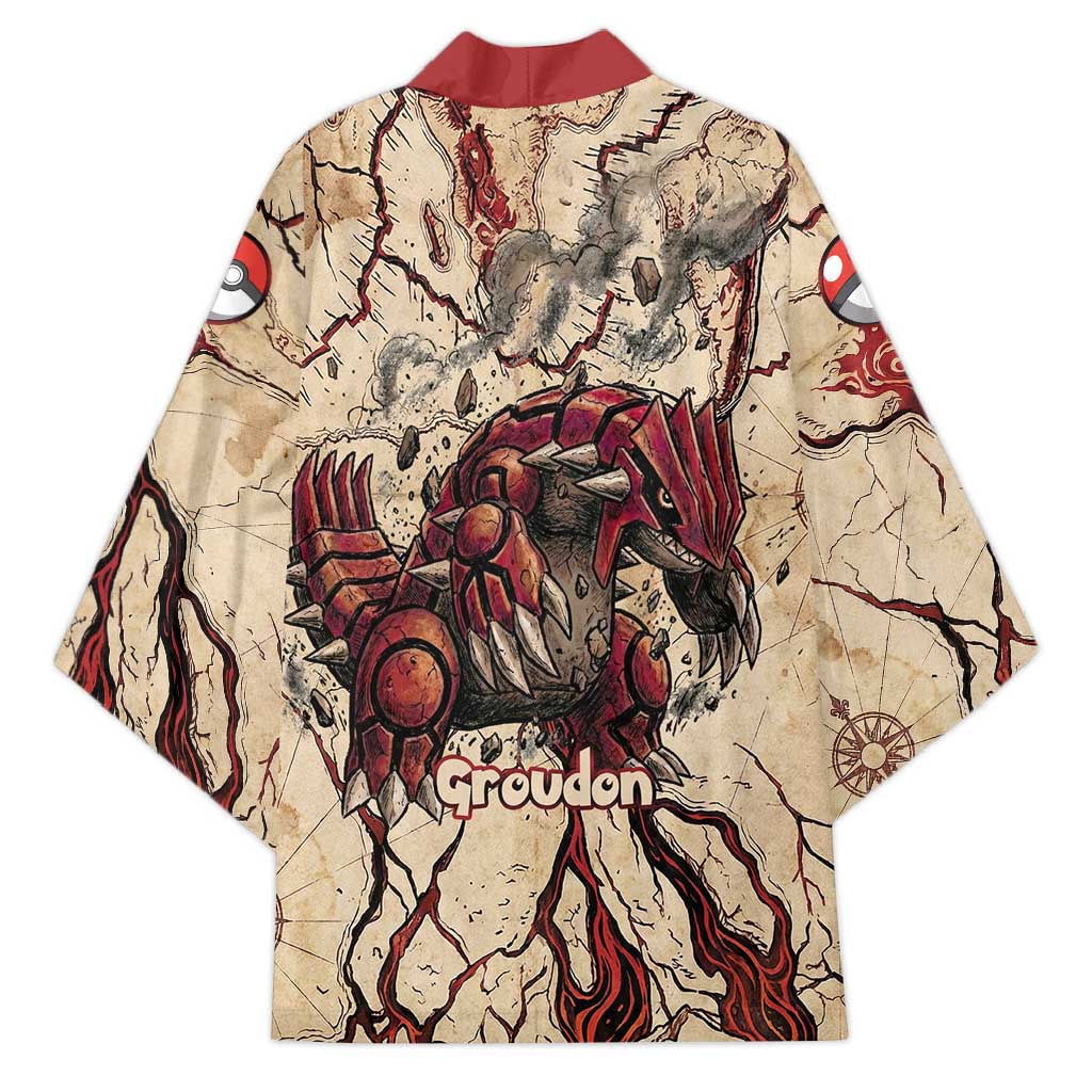 Groudon Omega Ruby Kimono Ancient Volcano Map Art
