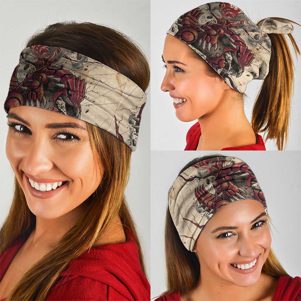 Groudon Omega Ruby Neck Gaiter Ancient Volcano Map Art