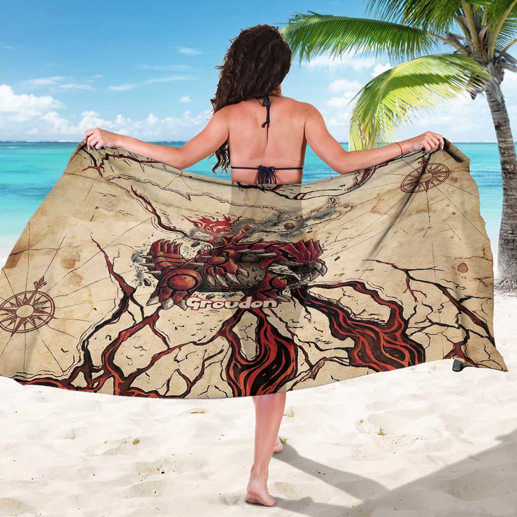 Groudon Omega Ruby Sarong Ancient Volcano Map Art