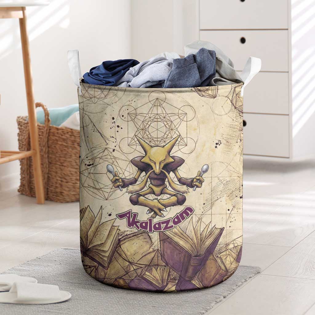Alakazam Laundry Basket Mystic Geometric Alchemy Art