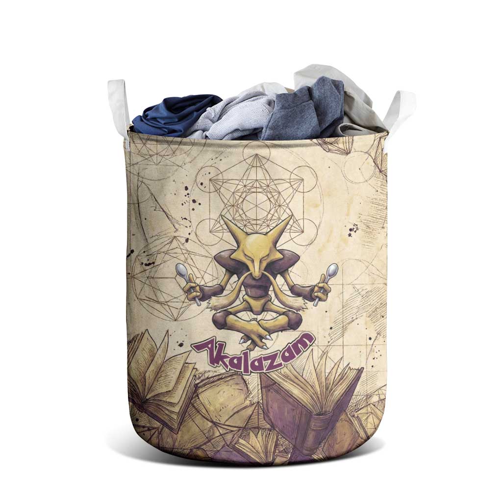 Alakazam Laundry Basket Mystic Geometric Alchemy Art