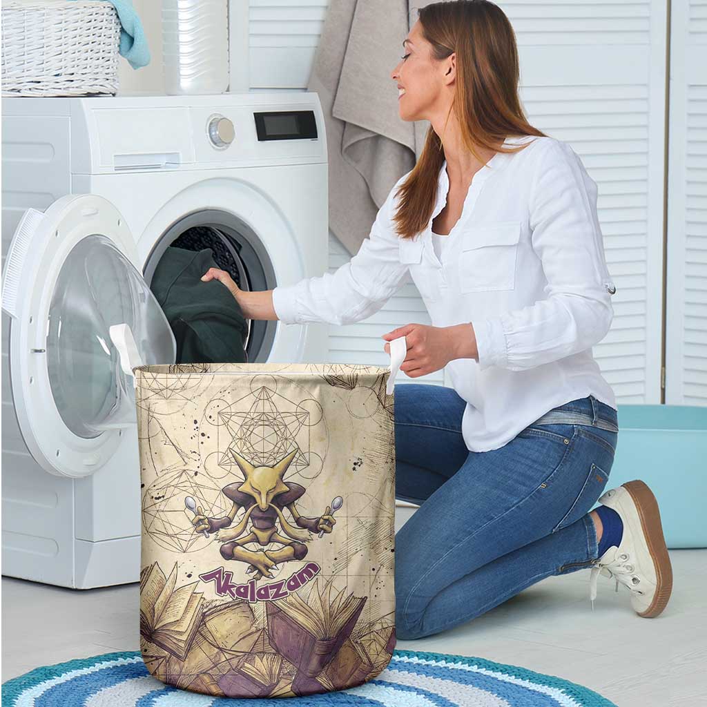 Alakazam Laundry Basket Mystic Geometric Alchemy Art