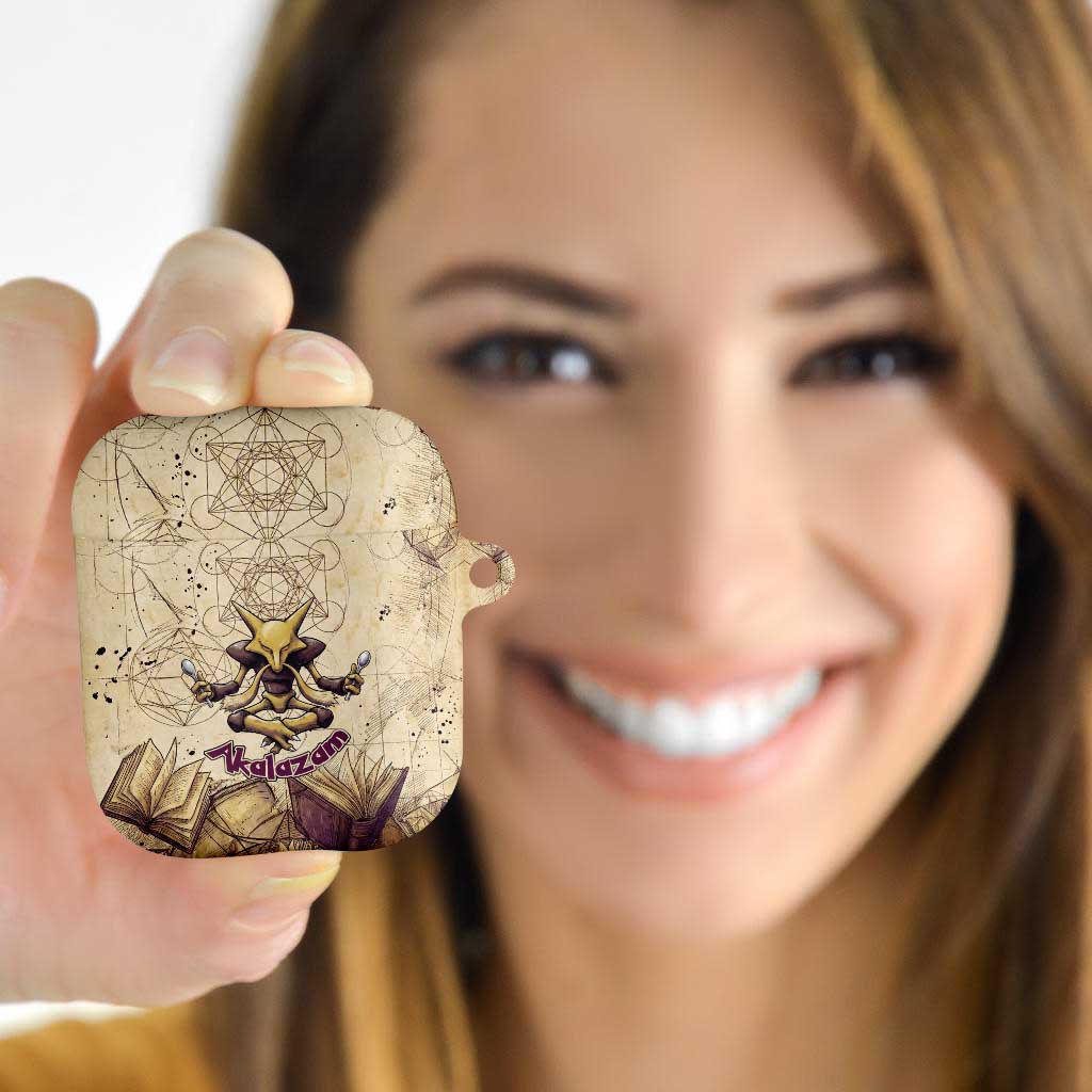 Alakazam AirPods Case Mystic Geometric Alchemy Art