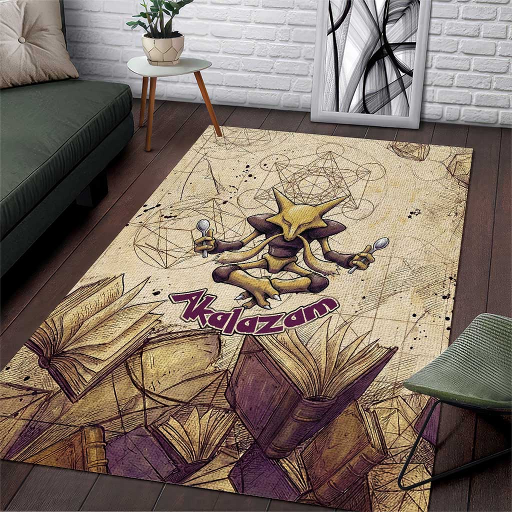 Alakazam Area Rug Mystic Geometric Alchemy Art