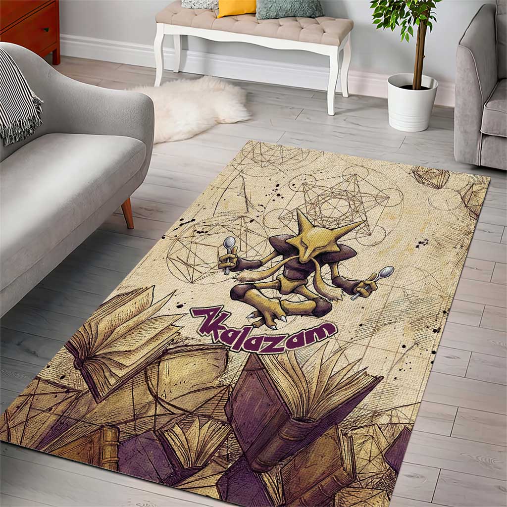 Alakazam Area Rug Mystic Geometric Alchemy Art
