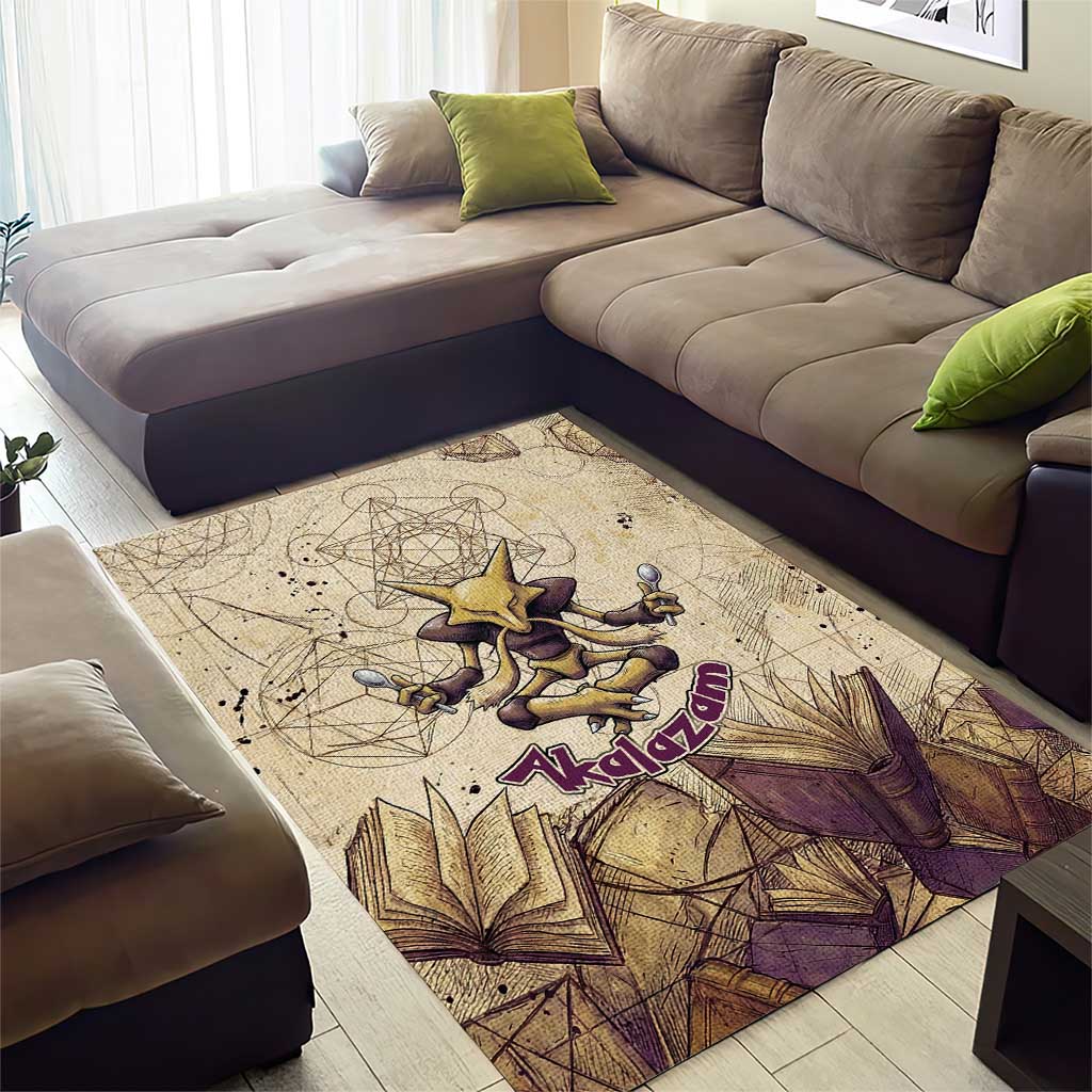 Alakazam Area Rug Mystic Geometric Alchemy Art