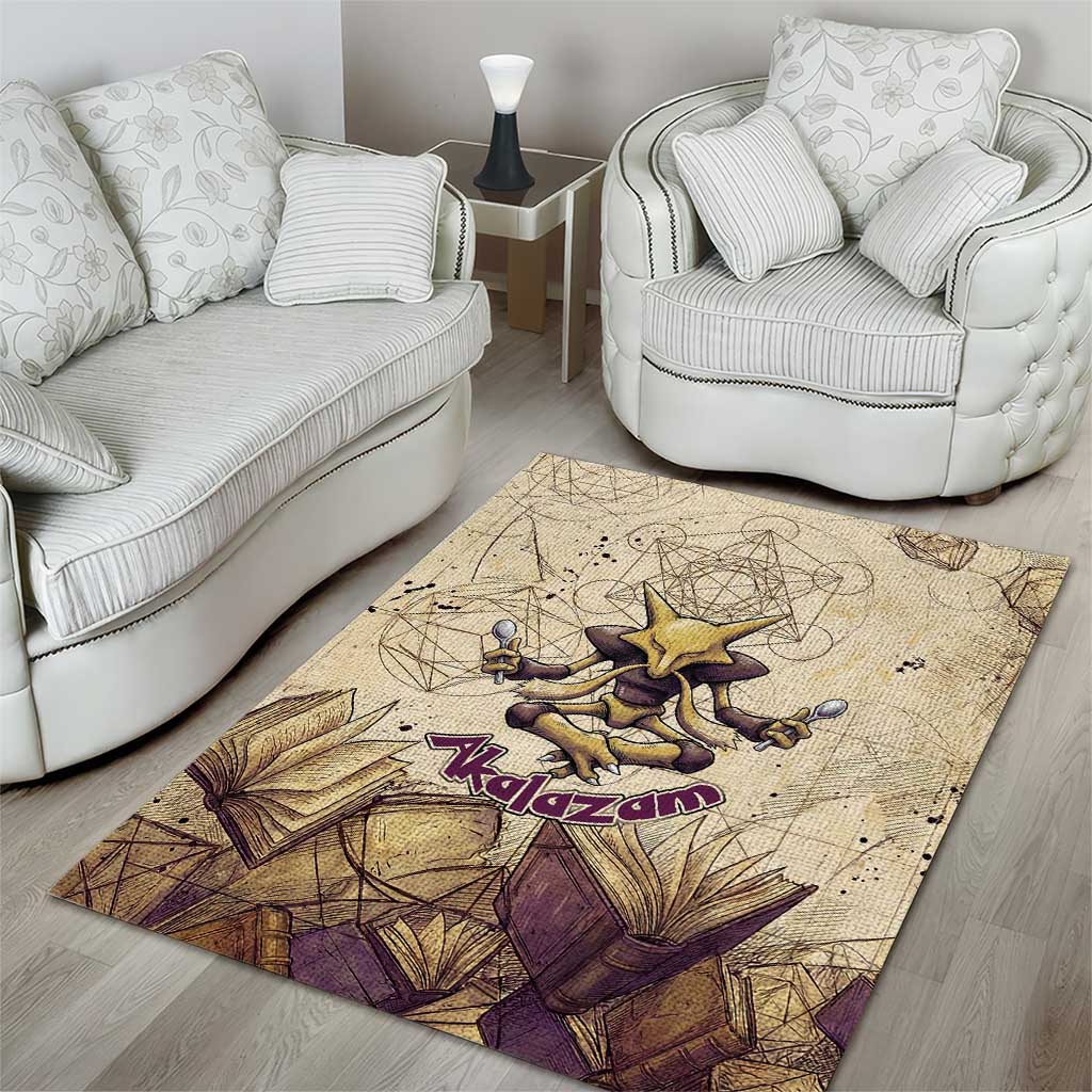 Alakazam Area Rug Mystic Geometric Alchemy Art