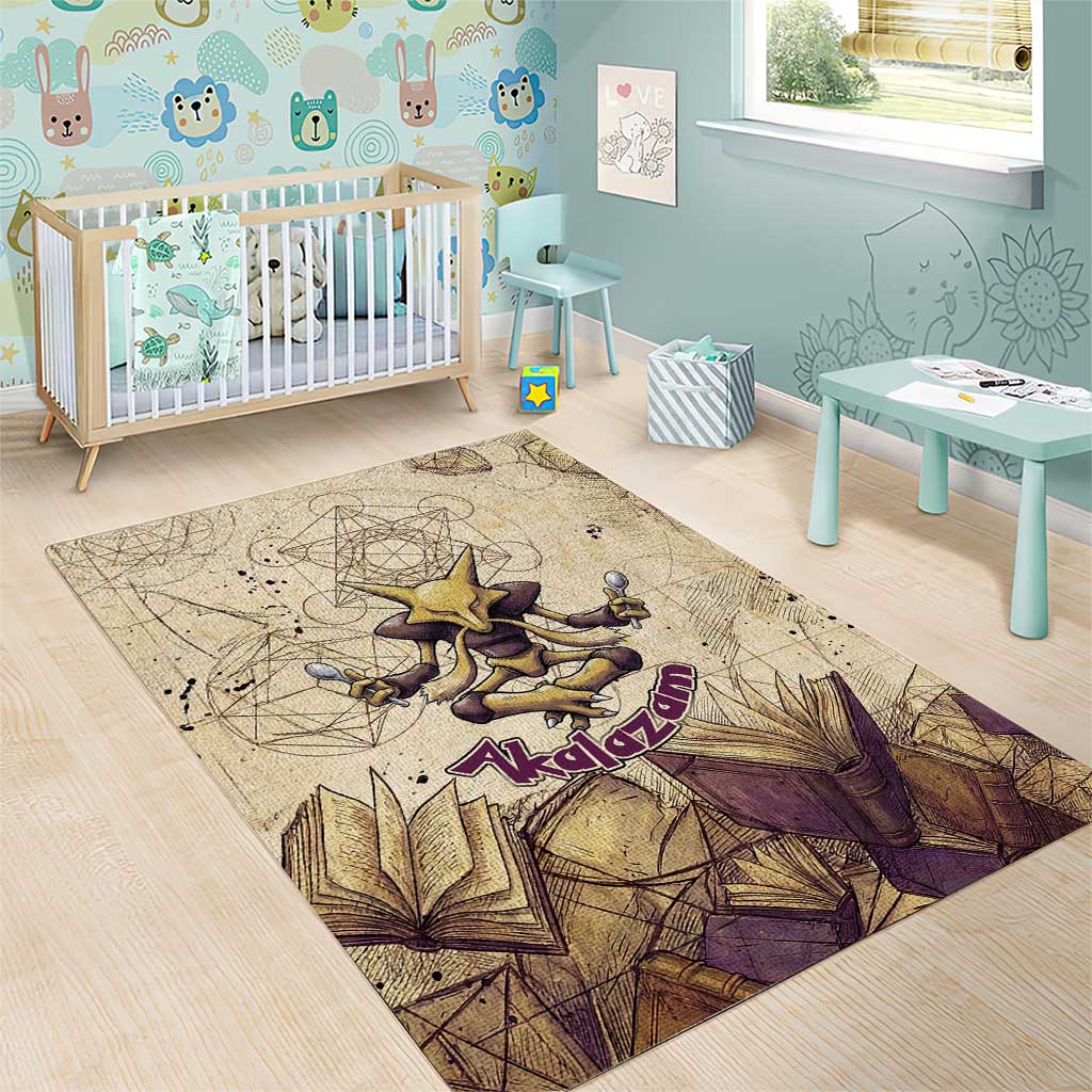Alakazam Area Rug Mystic Geometric Alchemy Art