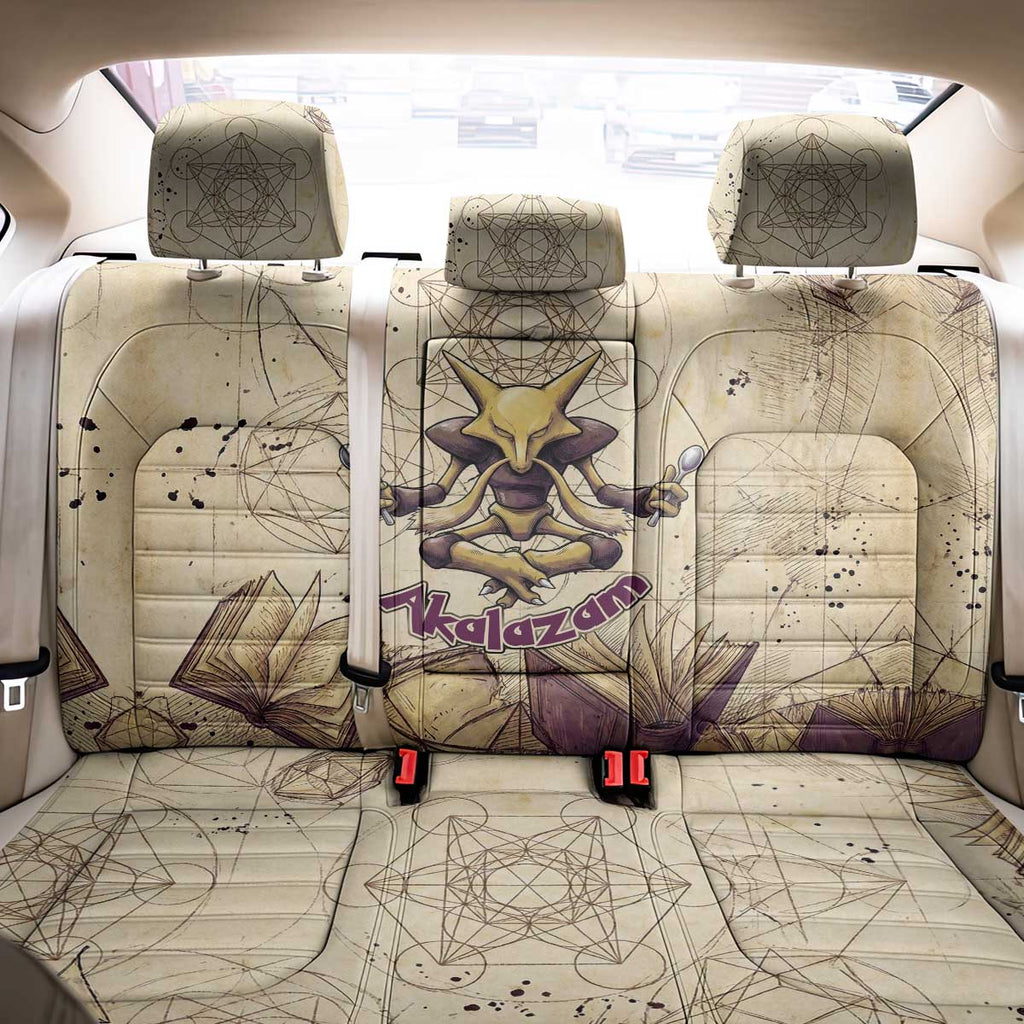 Alakazam Back Car Seat Cover Mystic Geometric Alchemy Art