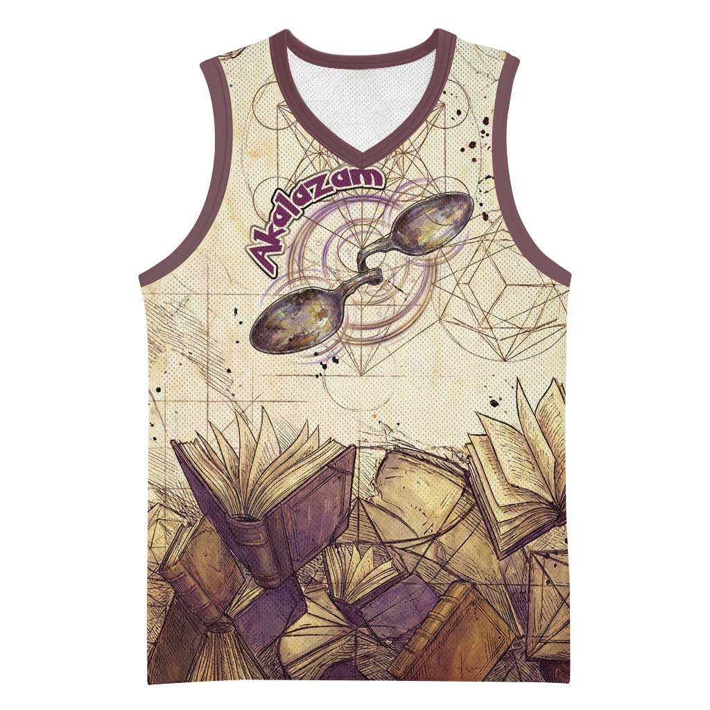 Alakazam Basketball Jersey Mystic Geometric Alchemy Art