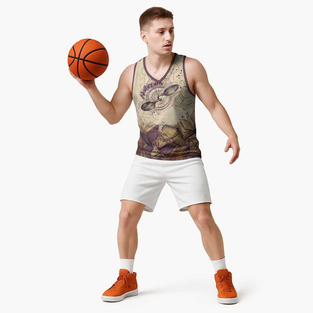 Alakazam Basketball Jersey Mystic Geometric Alchemy Art