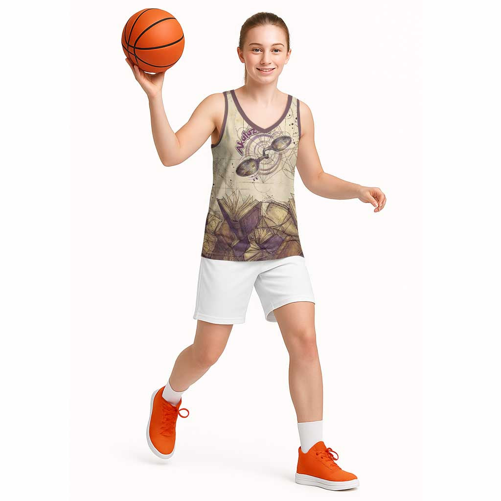 Alakazam Basketball Jersey Mystic Geometric Alchemy Art