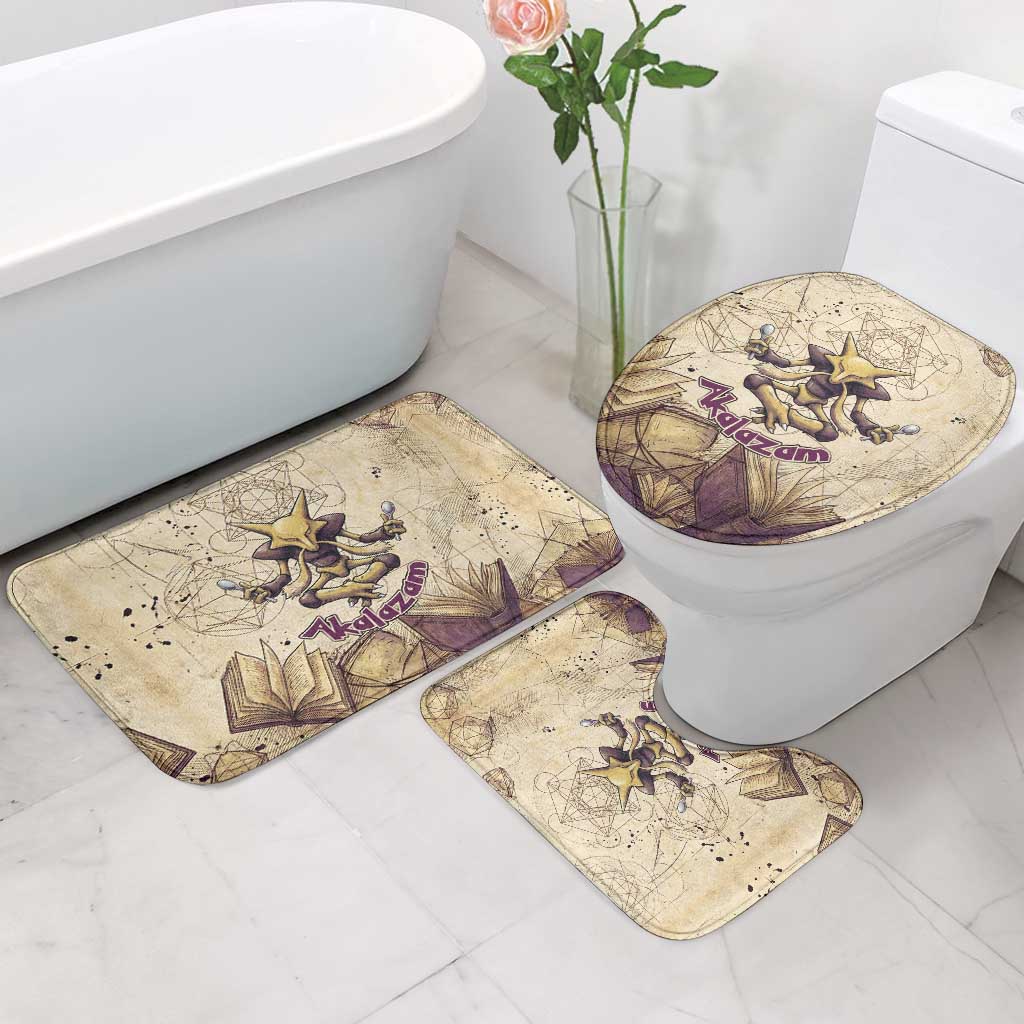 Alakazam Bathroom Set Mystic Geometric Alchemy Art