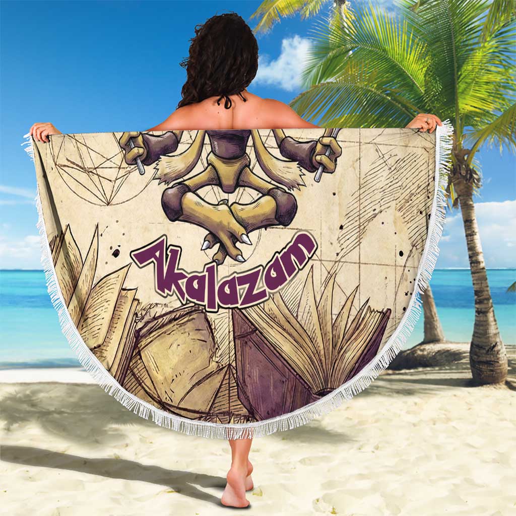 Alakazam Beach Blanket Mystic Geometric Alchemy Art