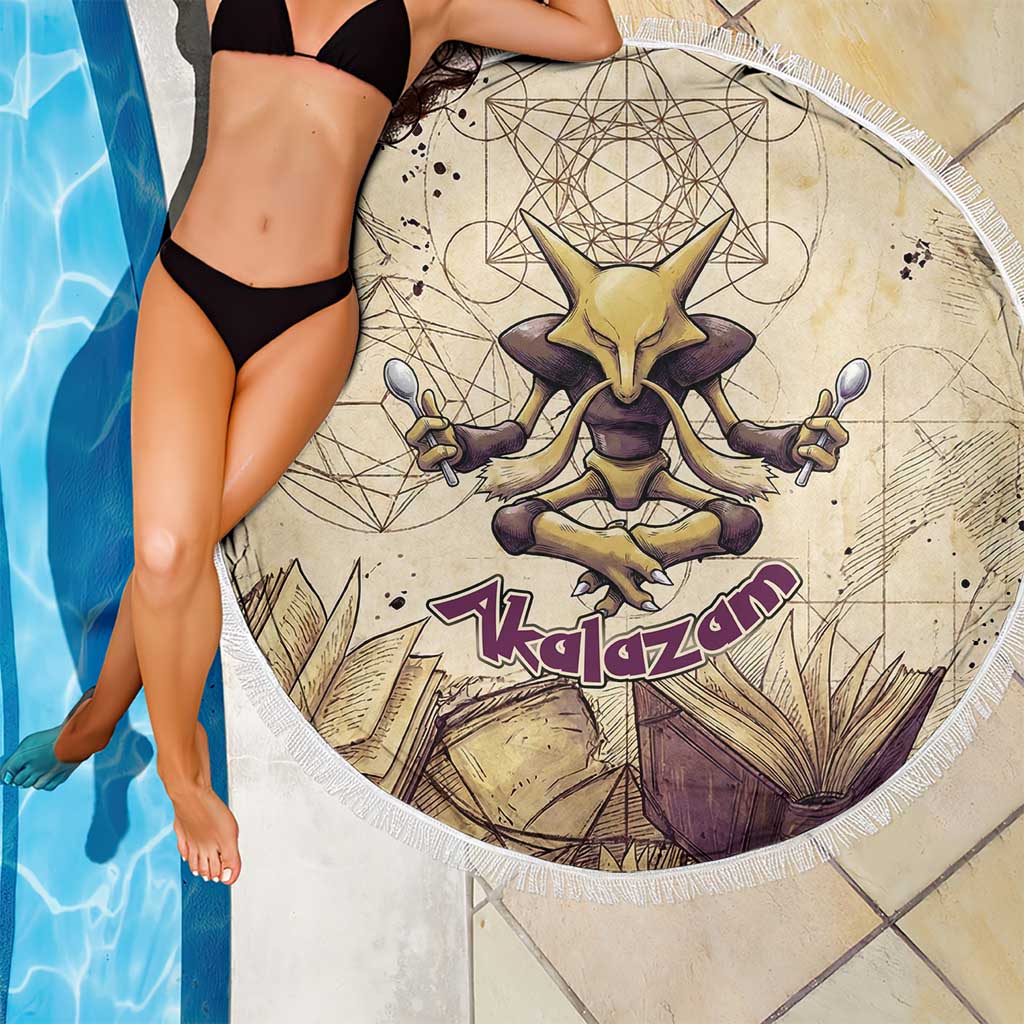 Alakazam Beach Blanket Mystic Geometric Alchemy Art