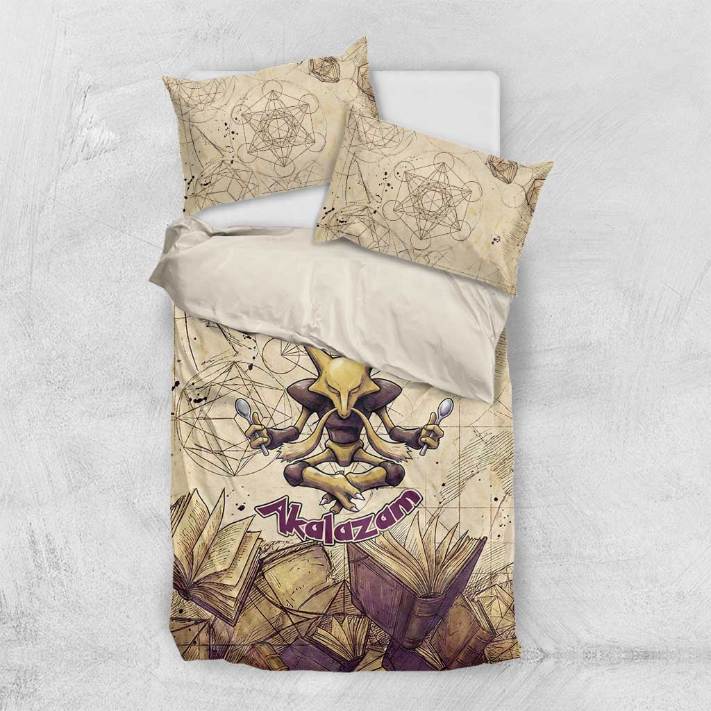 Alakazam Bedding Set Mystic Geometric Alchemy Art