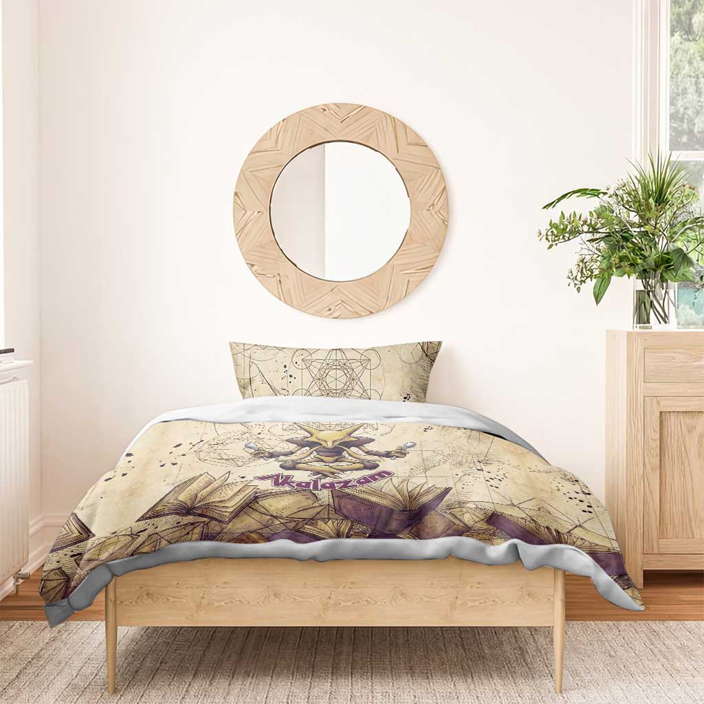 Alakazam Bedding Set Mystic Geometric Alchemy Art
