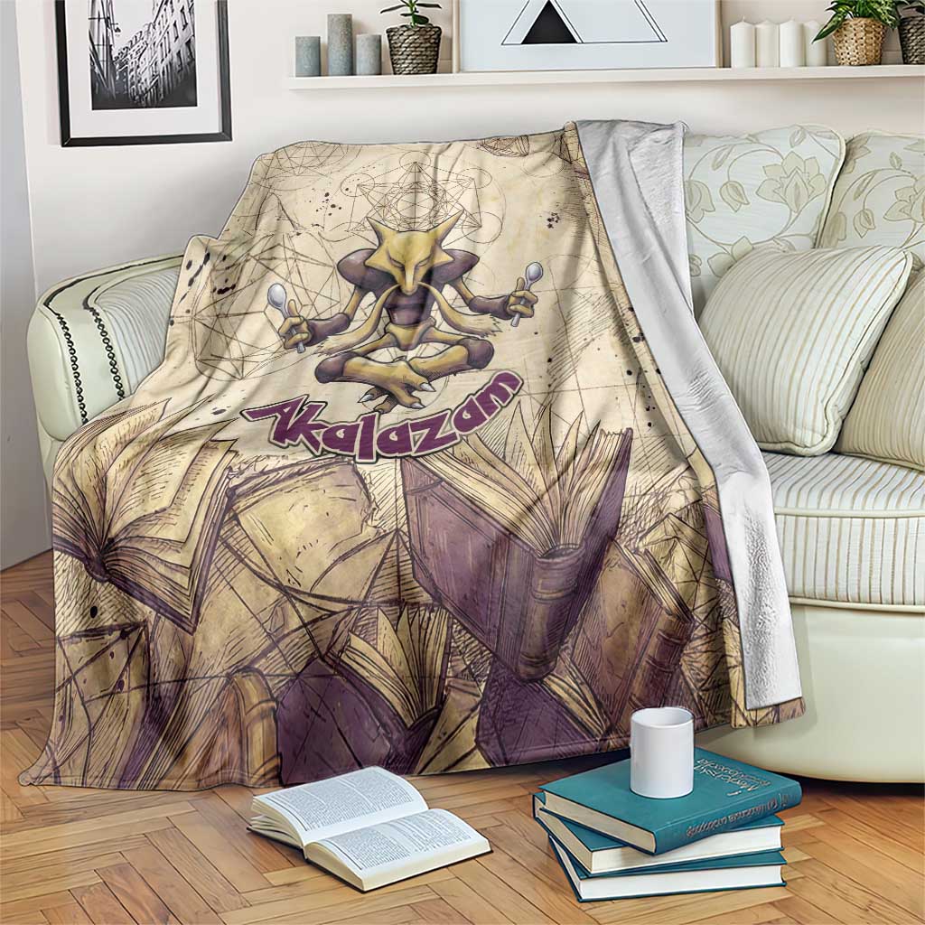 Alakazam Blanket Mystic Geometric Alchemy Art