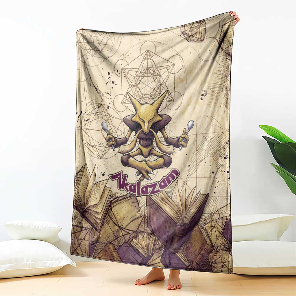 Alakazam Blanket Mystic Geometric Alchemy Art