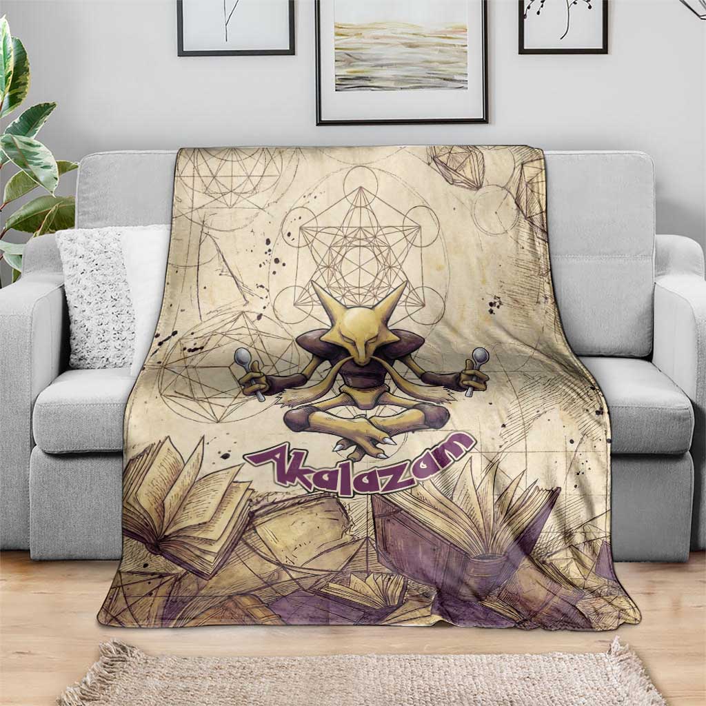 Alakazam Blanket Mystic Geometric Alchemy Art