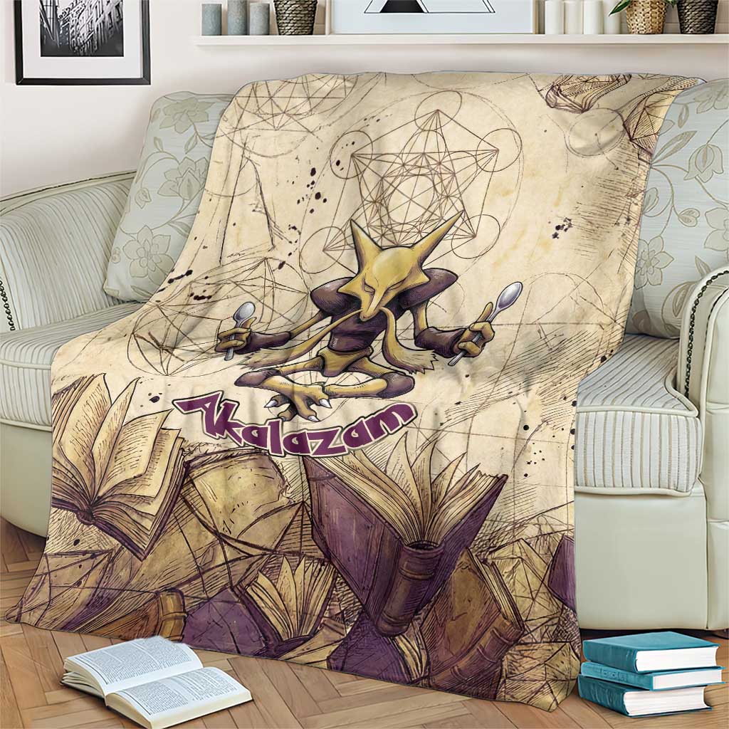 Alakazam Blanket Mystic Geometric Alchemy Art