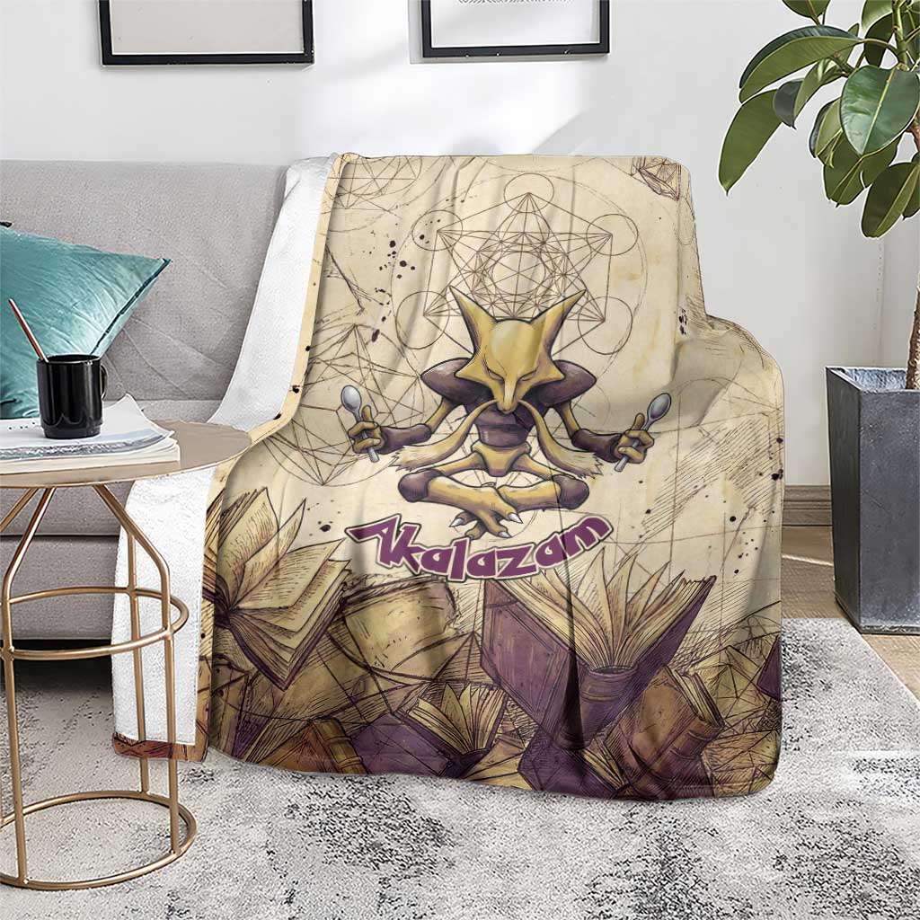 Alakazam Blanket Mystic Geometric Alchemy Art