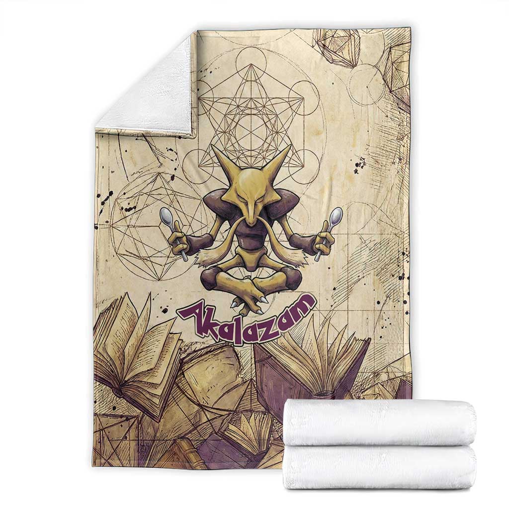 Alakazam Blanket Mystic Geometric Alchemy Art