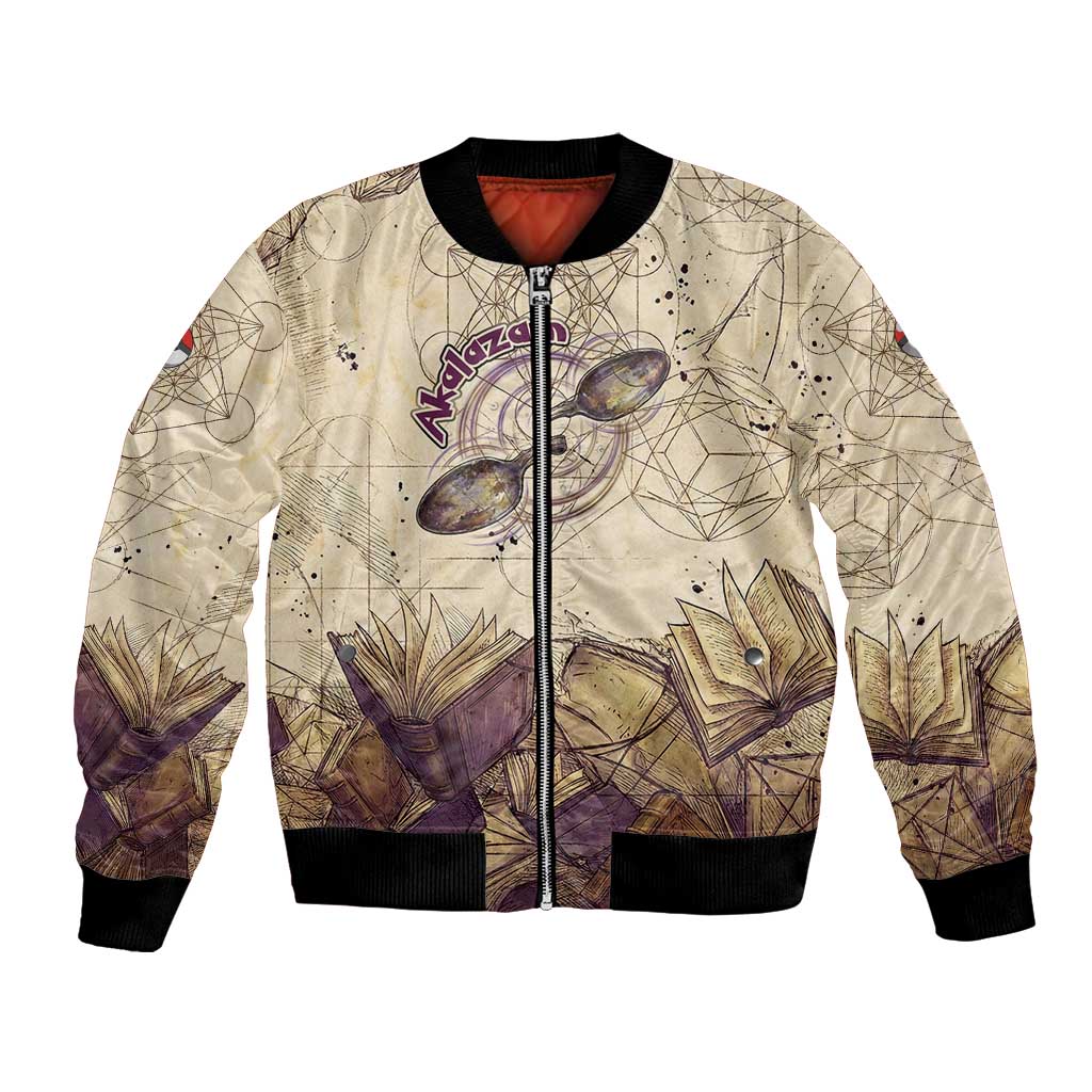 Alakazam Bomber Jacket Mystic Geometric Alchemy Art