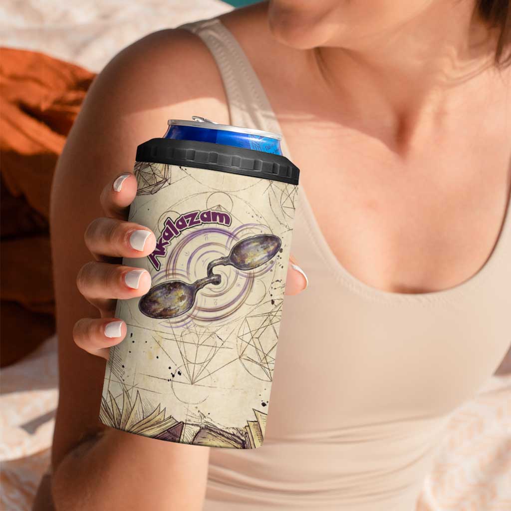 Alakazam 4 in 1 Can Cooler Tumbler Mystic Geometric Alchemy Art