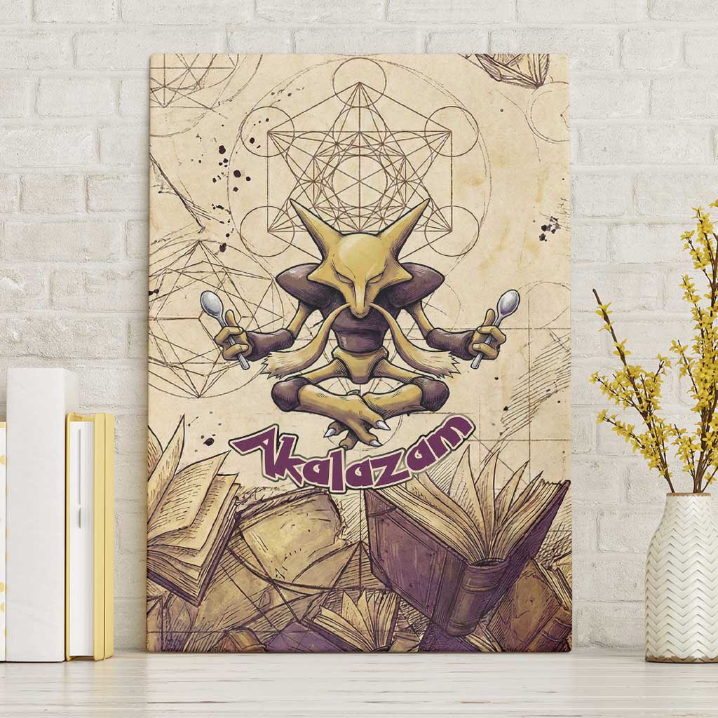 Alakazam Canvas Wall Art Mystic Geometric Alchemy Art