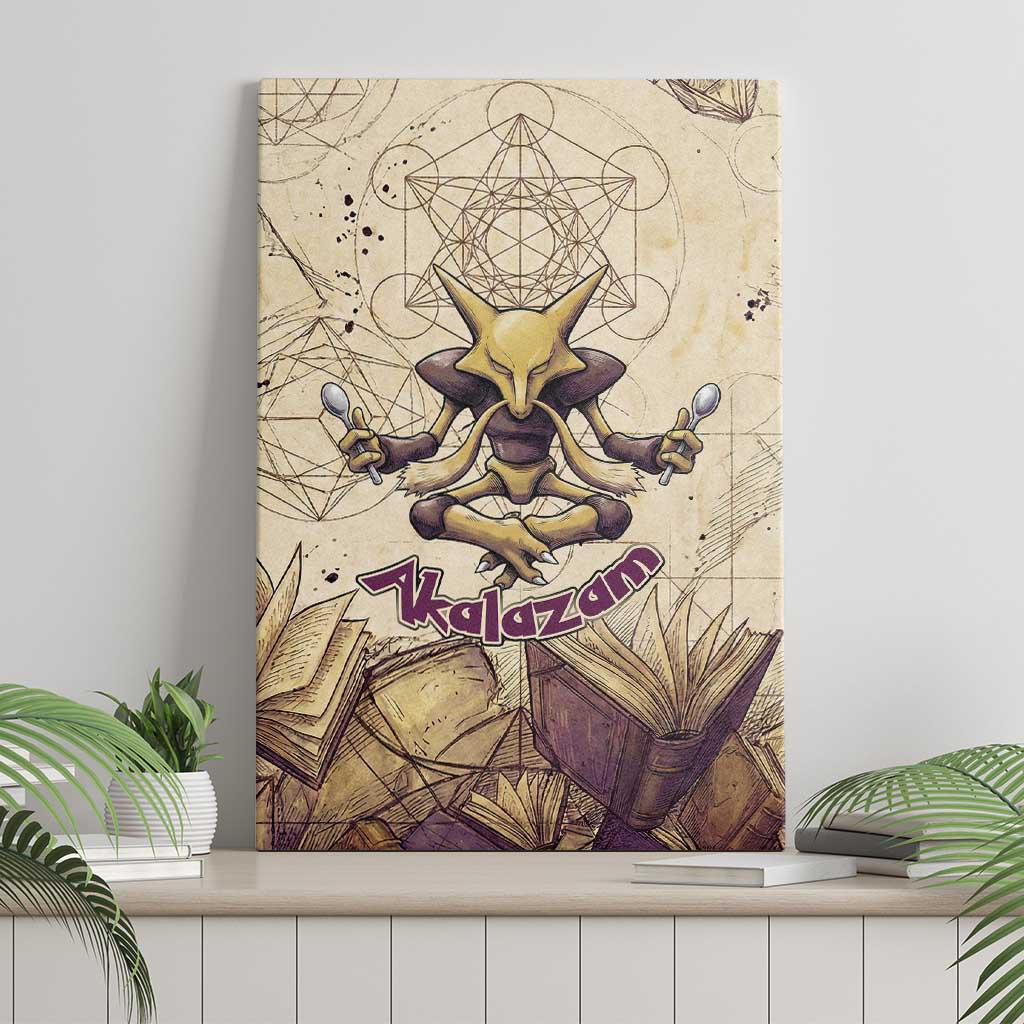 Alakazam Canvas Wall Art Mystic Geometric Alchemy Art