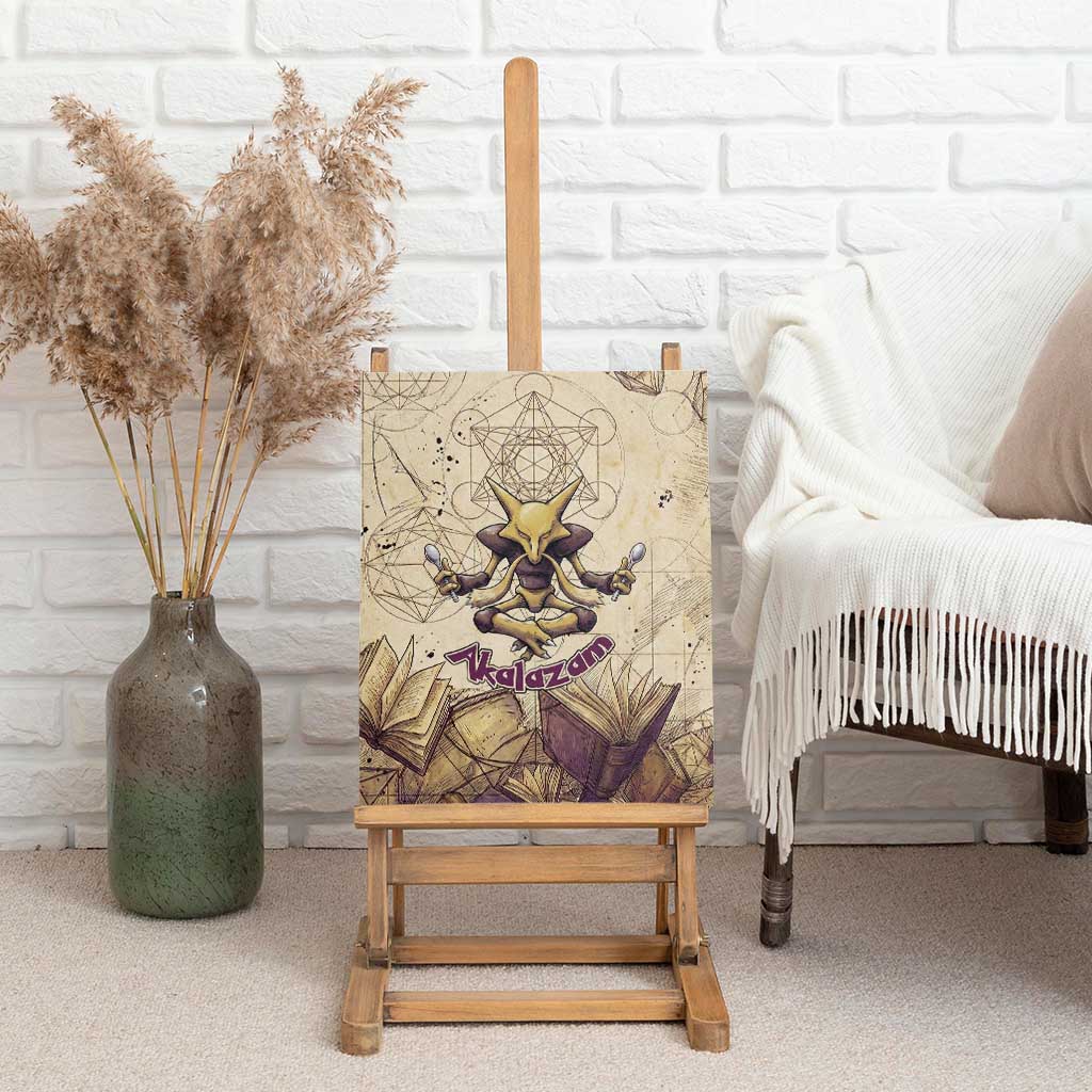 Alakazam Canvas Wall Art Mystic Geometric Alchemy Art