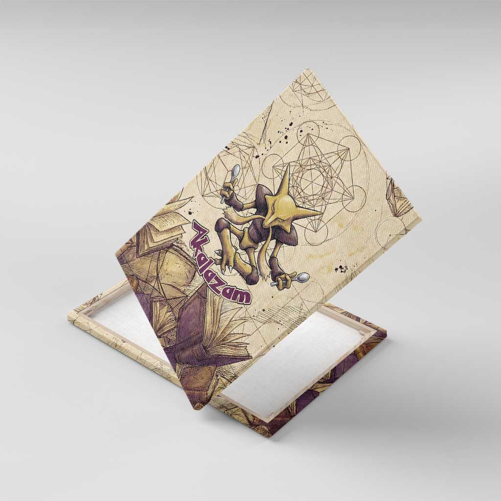Alakazam Canvas Wall Art Mystic Geometric Alchemy Art