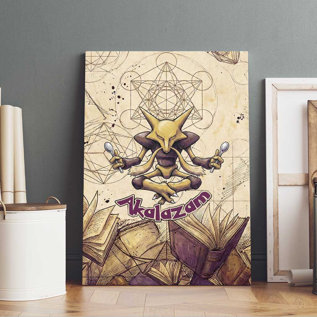 Alakazam Canvas Wall Art Mystic Geometric Alchemy Art