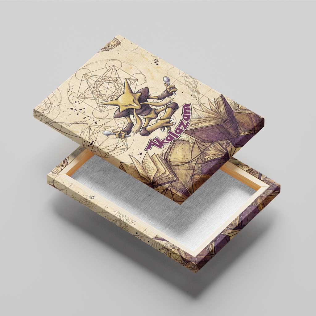 Alakazam Canvas Wall Art Mystic Geometric Alchemy Art