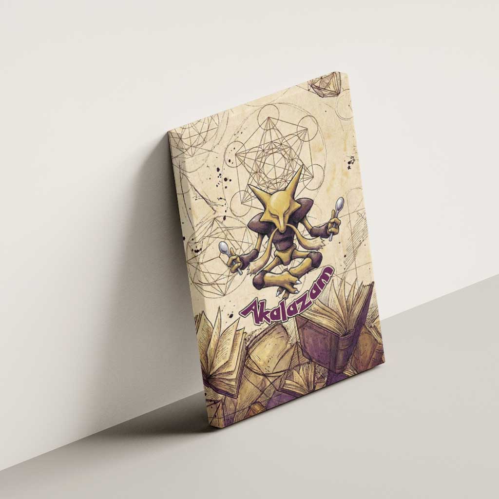 Alakazam Canvas Wall Art Mystic Geometric Alchemy Art
