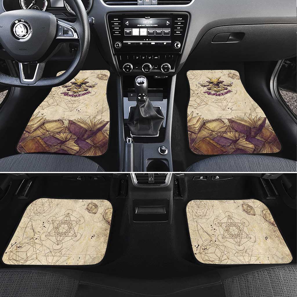 Alakazam Car Mats Mystic Geometric Alchemy Art