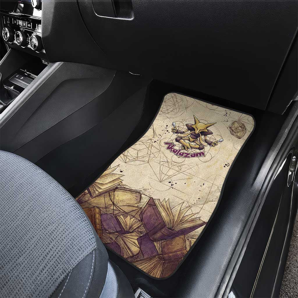 Alakazam Car Mats Mystic Geometric Alchemy Art